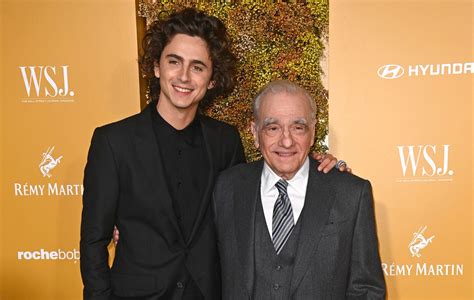 martin scorsese timothee chalamet.